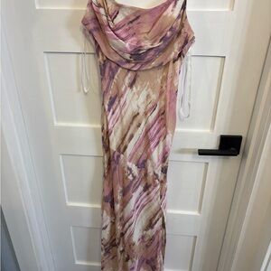 Hello Molly Pink and Purple Maxi Dress